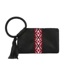 Black Hand Clutch with design